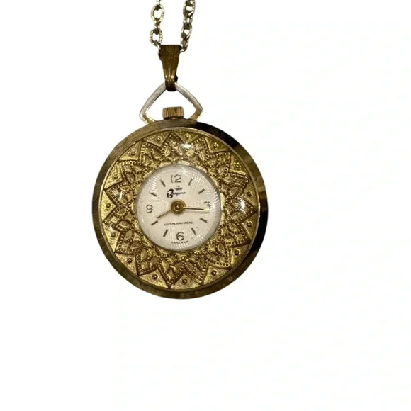 Vintage Burgana Watch Necklace - Picture 1 of 3